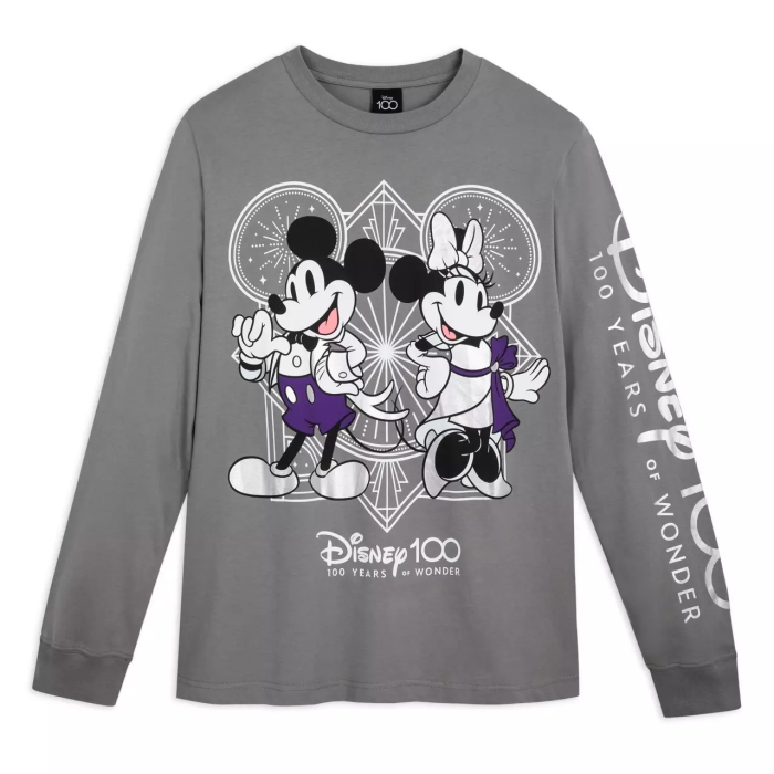 ShopDisney Mickey and Minnie Mouse Disney100 Long Sleeve T-Shirt for Adults Reviews